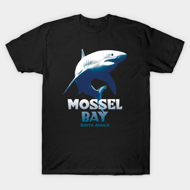 Mossel Bay Shark Diving T-Shirt by TMBTM